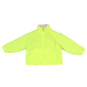 Calvin Klein Women Reversible Sherpa Jacket Chalk Safe Size XXL 2XL New